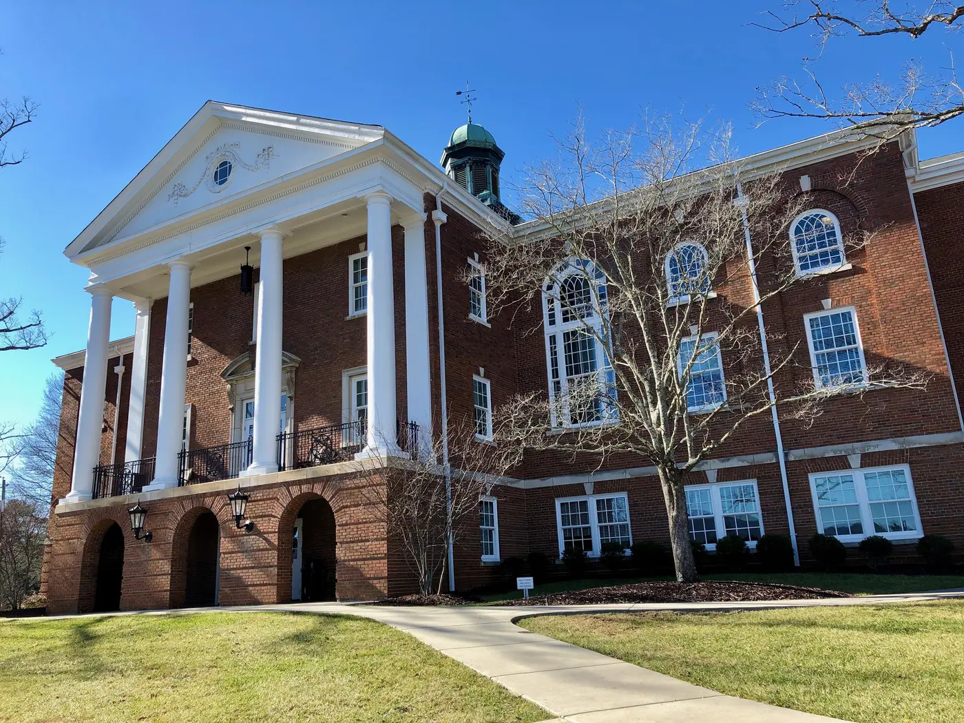 The former Biltmore High School on Hendersonville Road, built in 1927 to serve Biltmore Village, Shiloh and nearby communities