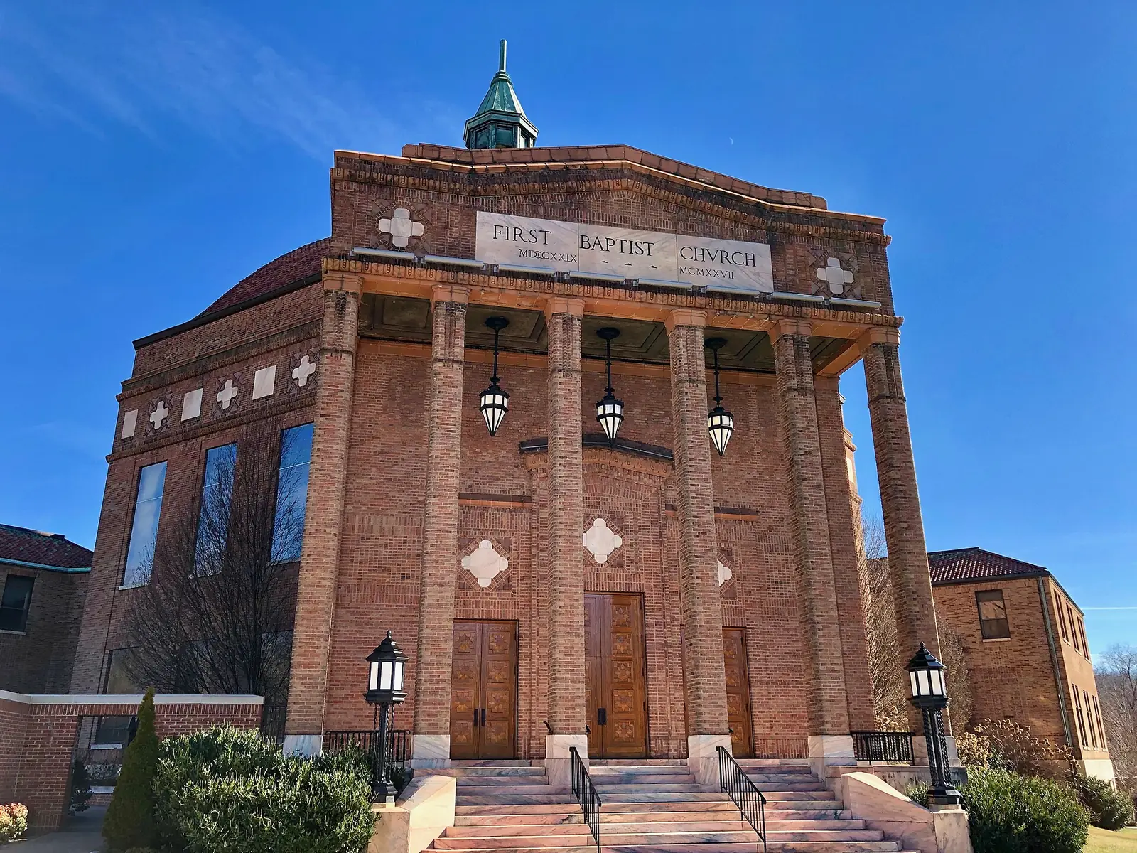 First Baptist Church of Asheville, where the Asheville Symphony plays Nightfall on Saturday.
